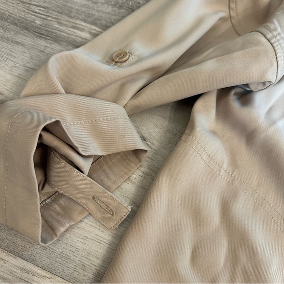 Max Studio Tan Lightweight Jacket Drape Collar Jacket size large - Picture 6 of 8